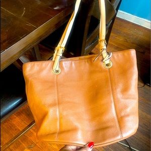 Cognac Michael Kors Tote